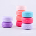 emballage cosmétique 10g macaron couleur vide en plastique crème pot